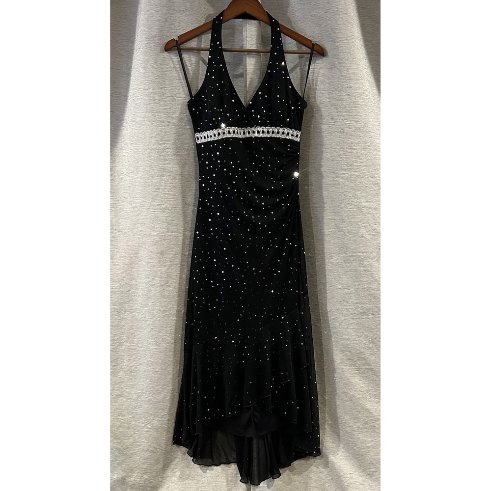 Vintage Y2K‎ Taboo Size Medium Black Dress With Sparkles
